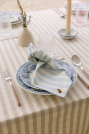 Barra Napkins with fall embroidery