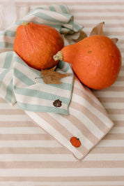 Barra Napkins with fall embroidery