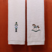 Christmas bath towels