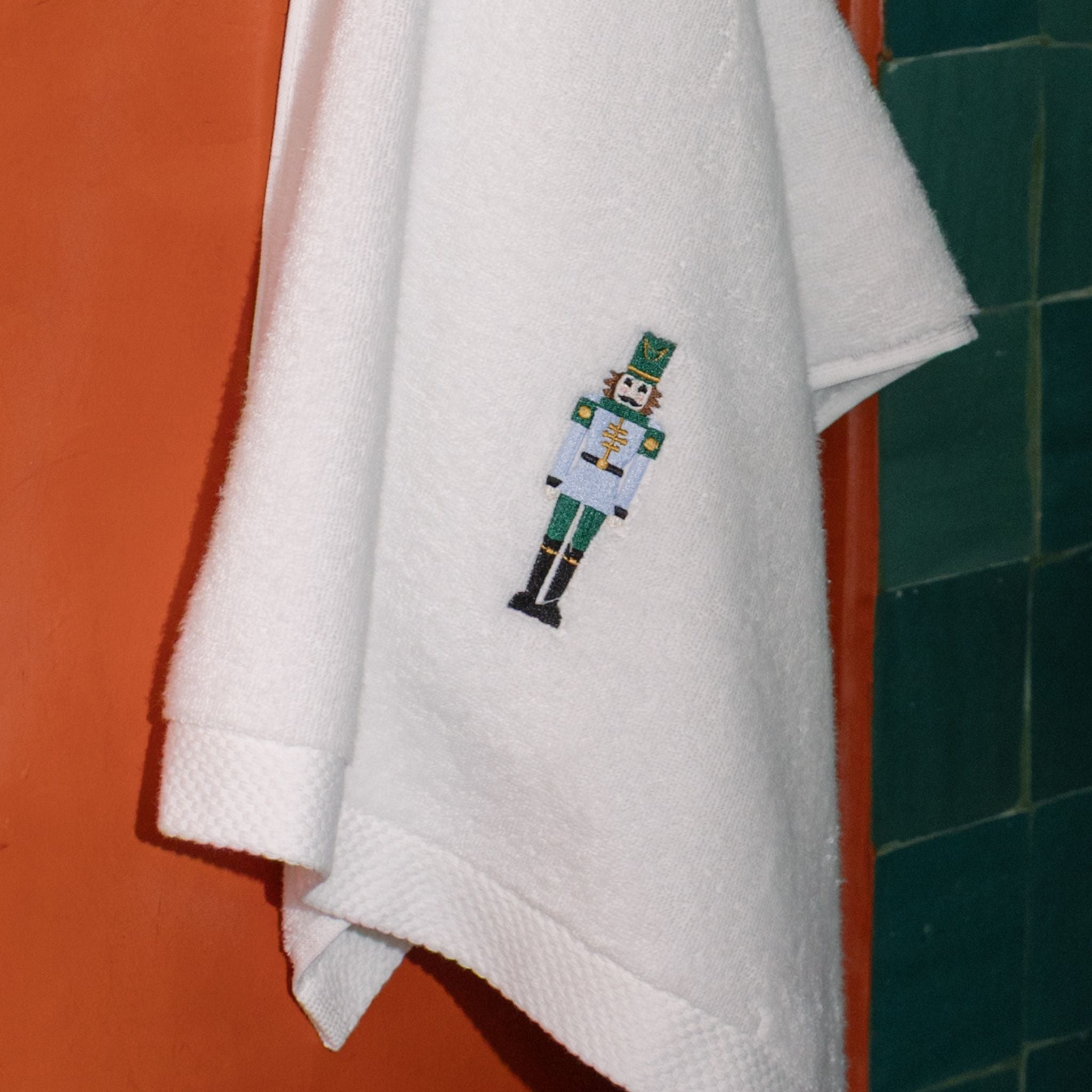 Christmas bath towels