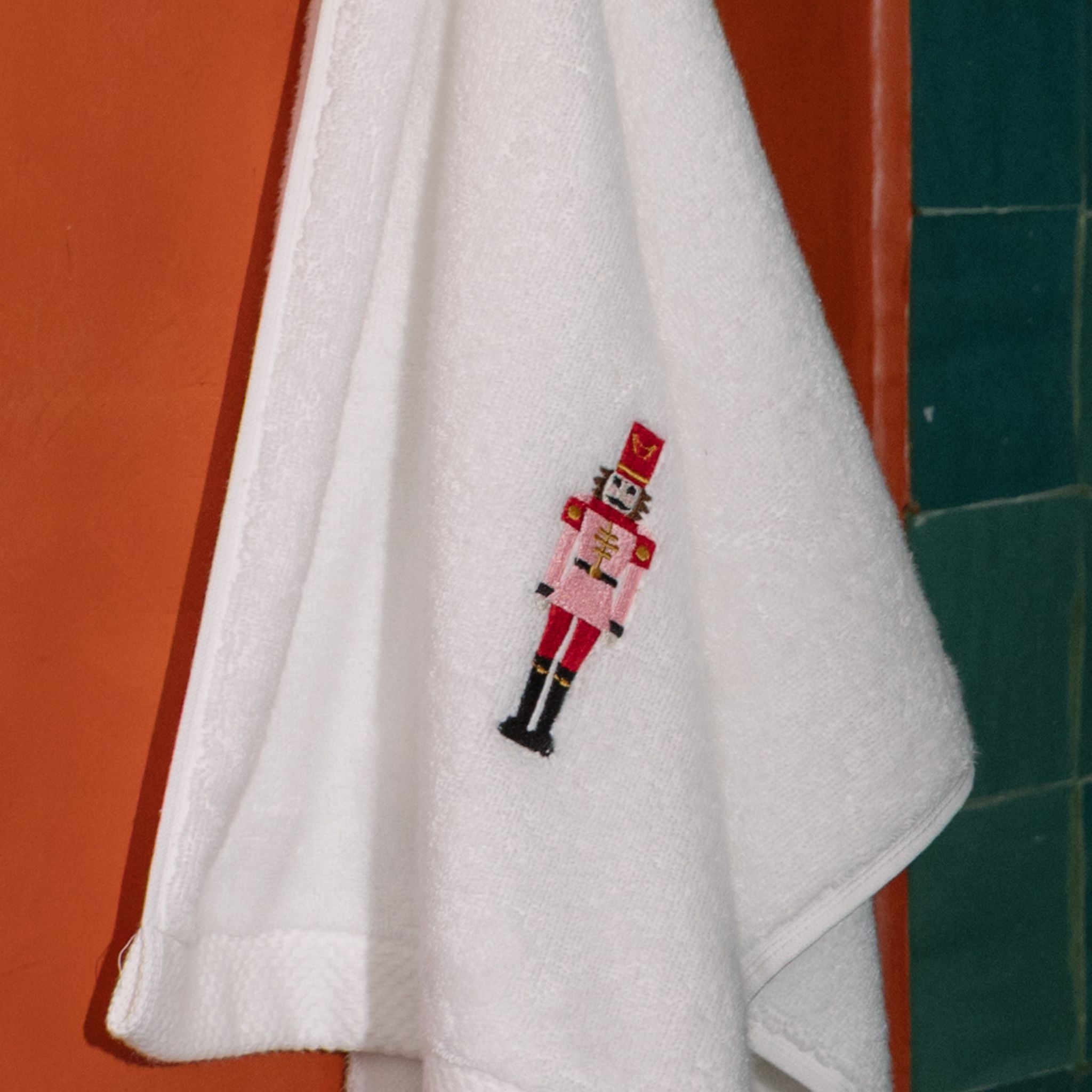 Christmas bath towels