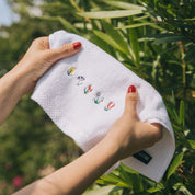 Luxus with flower embroidery