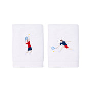 Luxus face towel & hand towel with retro sportsmen - Torres Novas