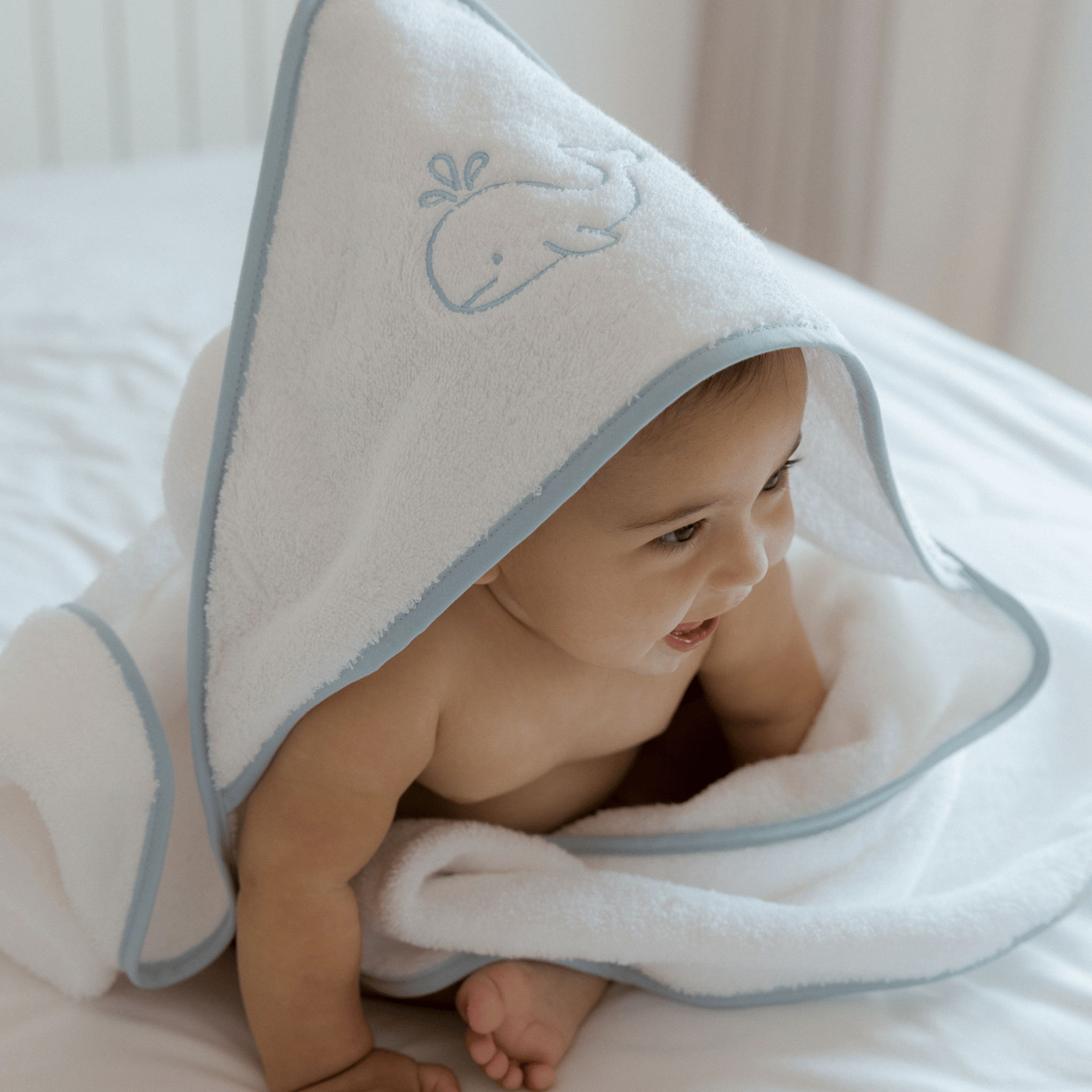 Baby towel Mira with embroidery