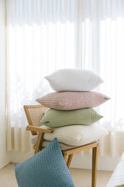 Khaki green Santa Luzia Waffle Bedspreads - Torres Novas