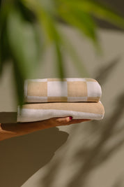 Beige chequered Gibalta