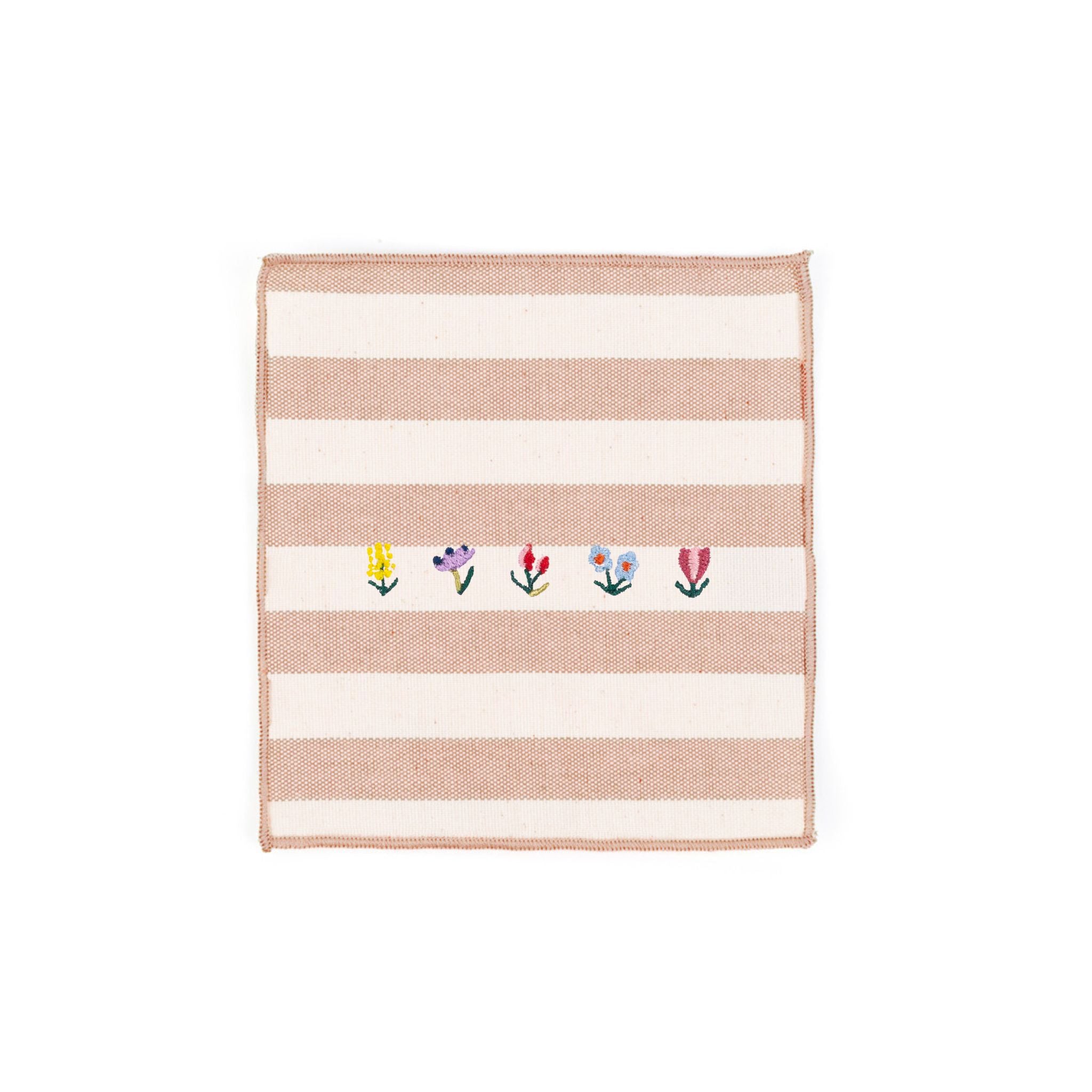 Barra napkin with flower embroidery