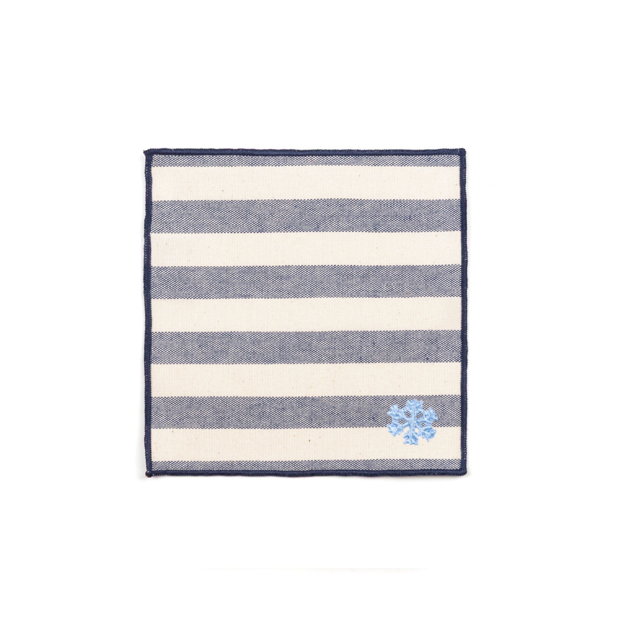 Guardanapo Barra com bordado de Natal pequenos