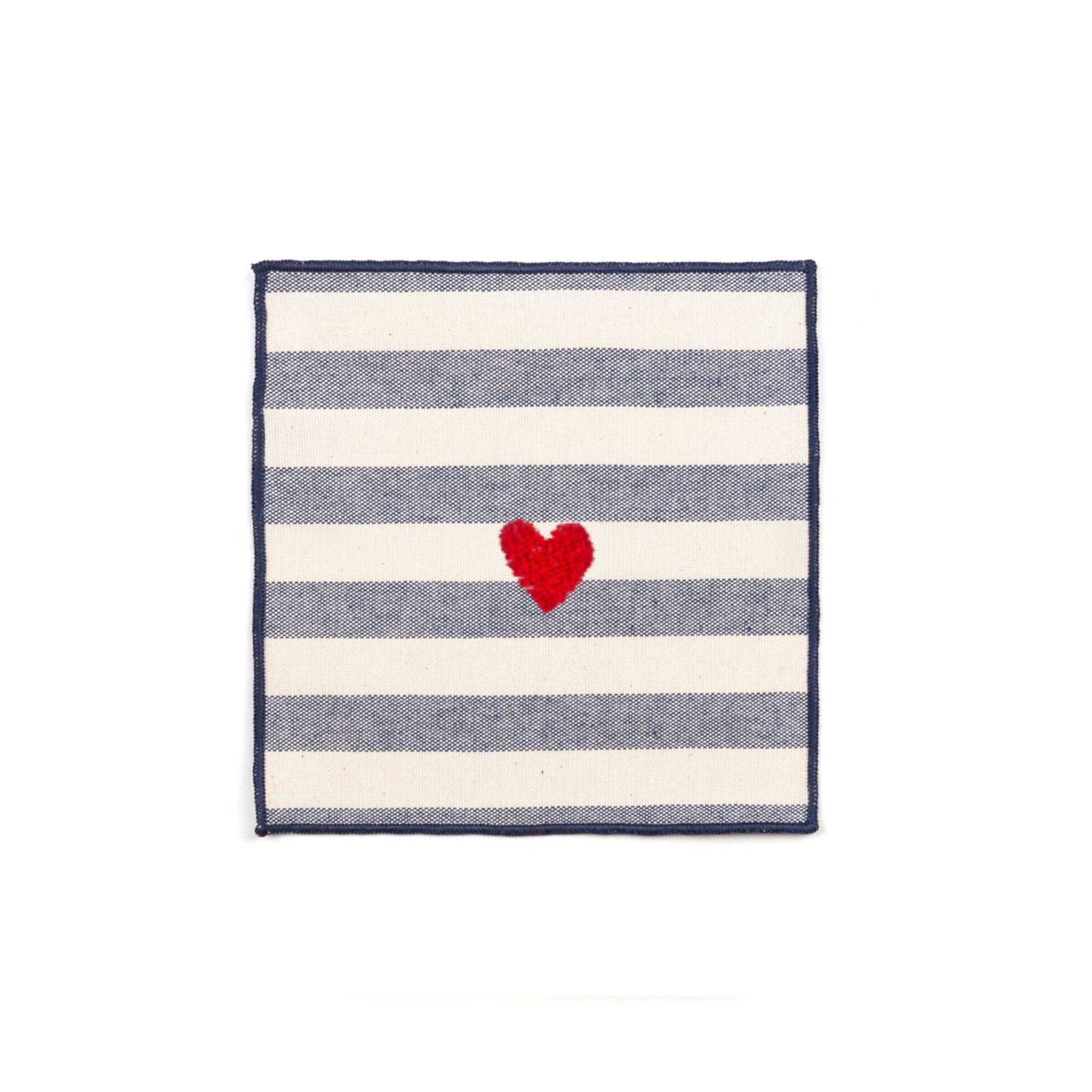 Barra Napkins with heart embroidery - Torres Novas
