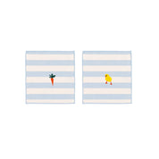 Barra napkin with easter embroidery