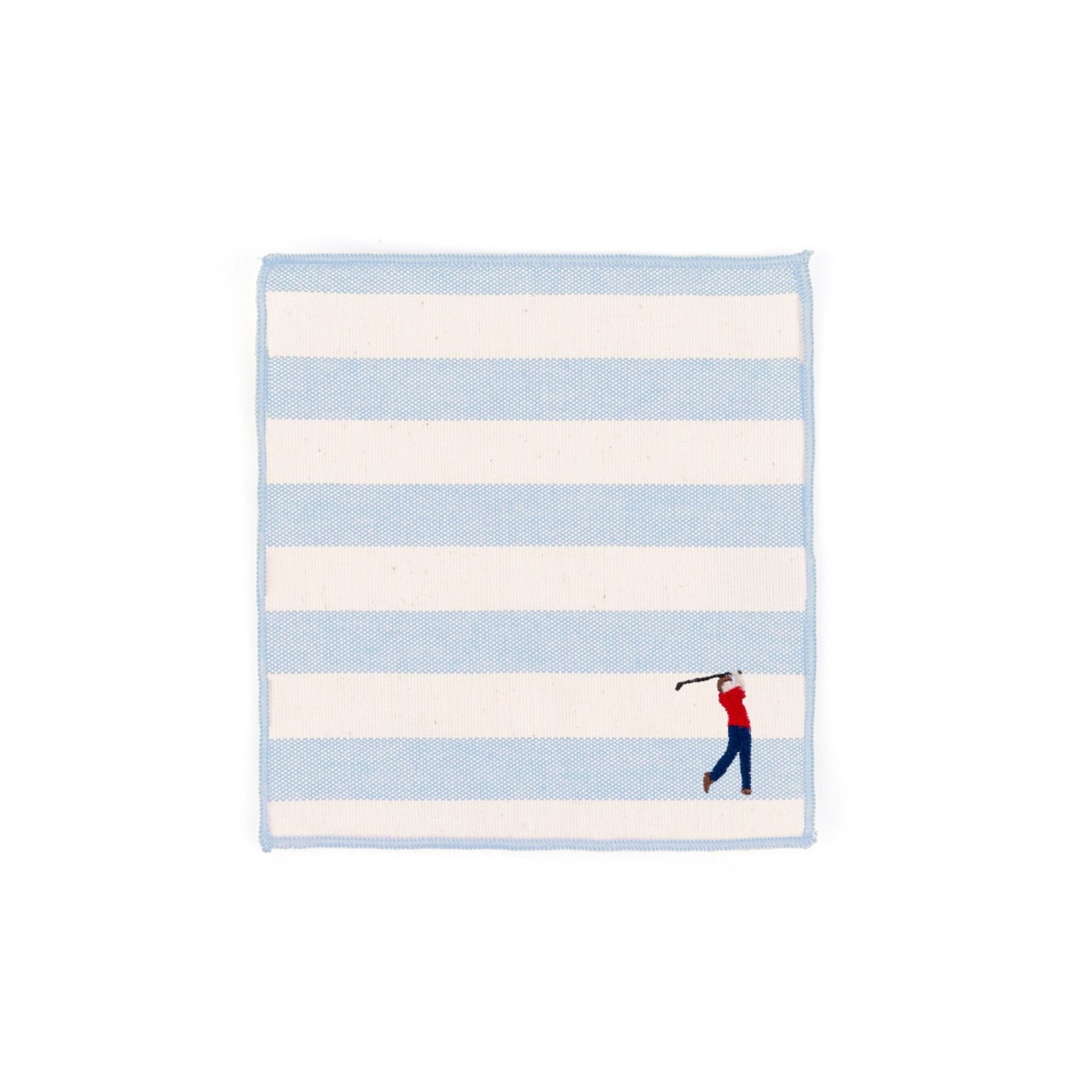 Barra napkin with retro sportsmen