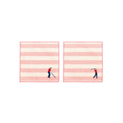 Barra napkin with retro sportsmen - Torres Novas