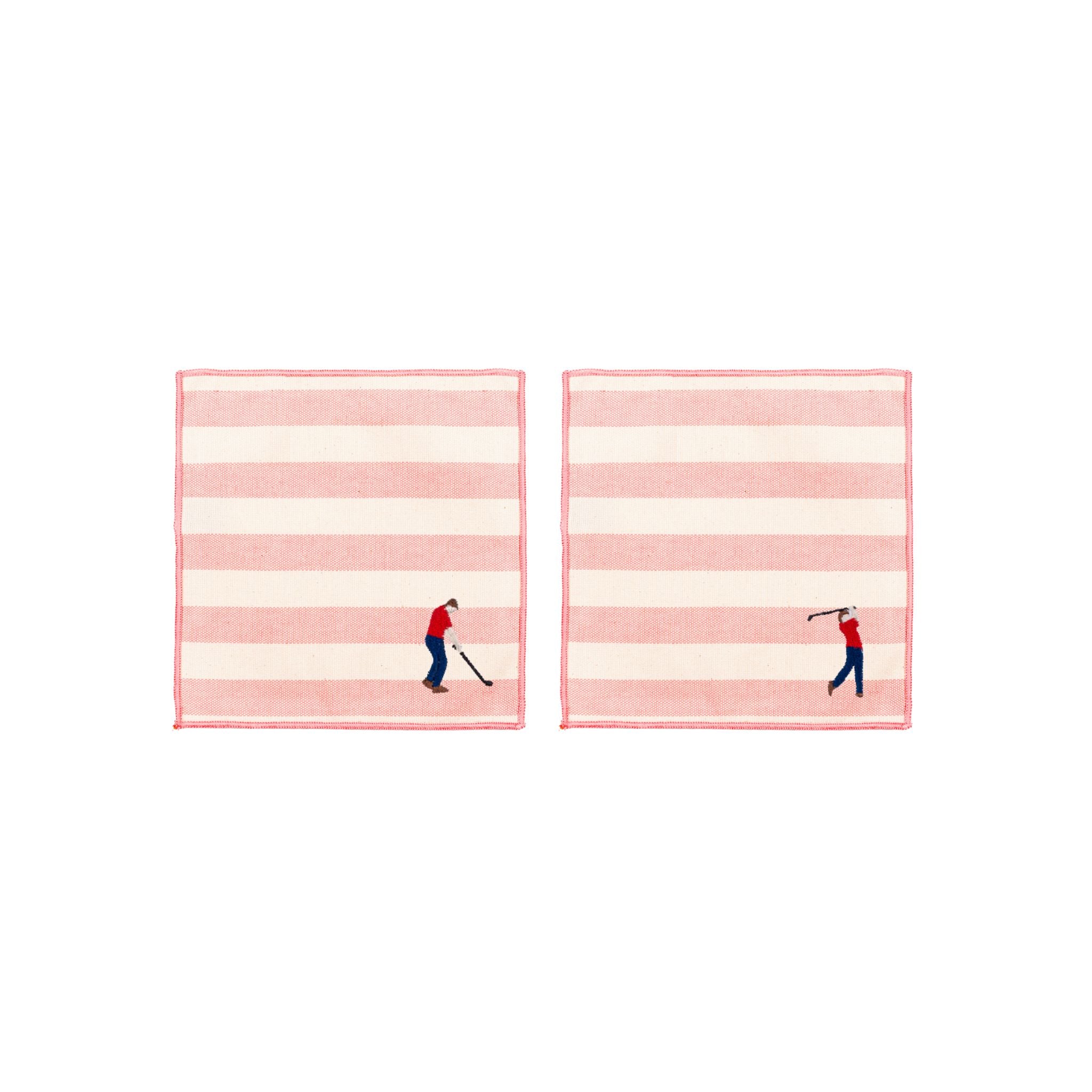 Barra napkin with retro sportsmen - Torres Novas