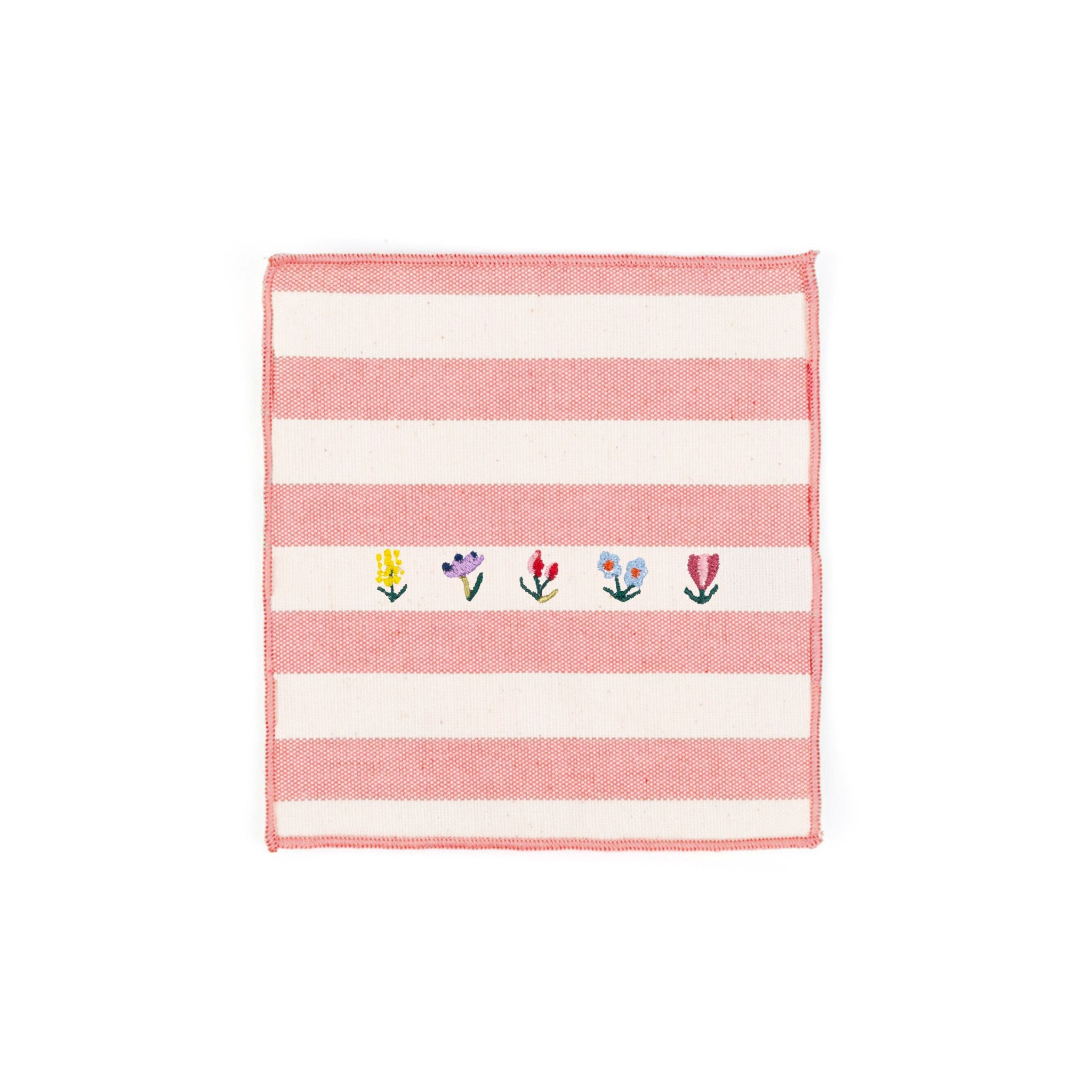 Barra napkin with flower embroidery
