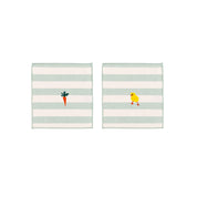 Barra napkin with easter embroidery