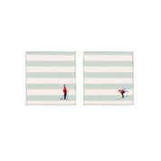 Barra napkin with retro sportsmen - Torres Novas