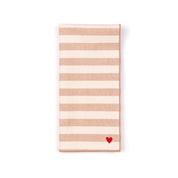 Guardanapos Barra com bordado de coração