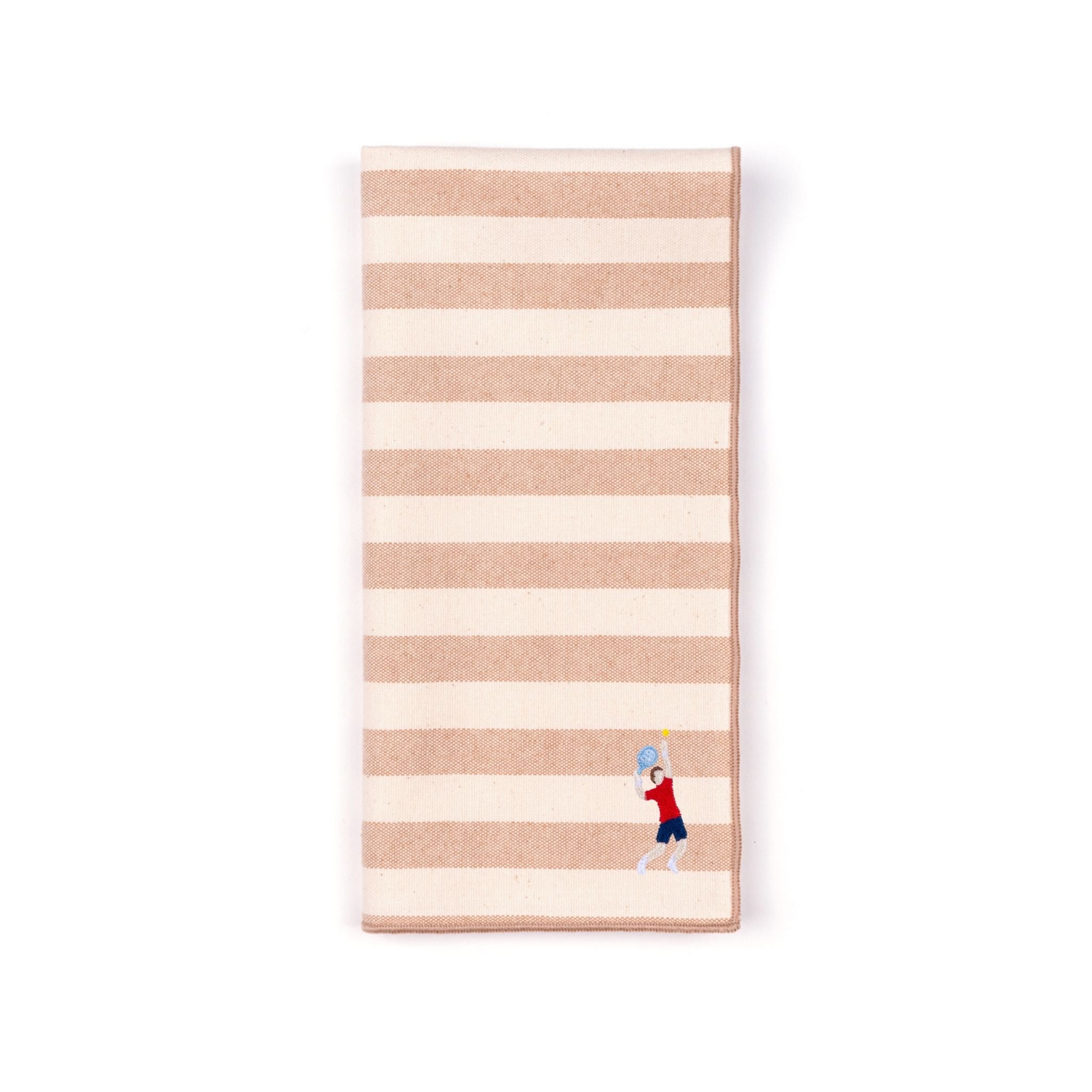 Barra napkin with retro sportsmen