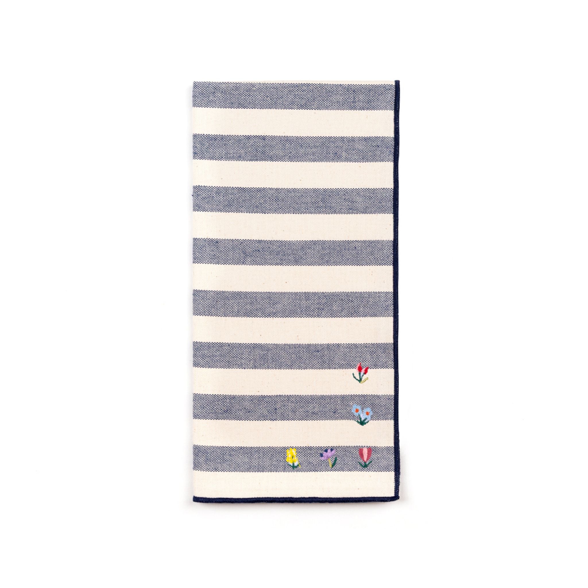 Guardanapos Barra com bordado de flores