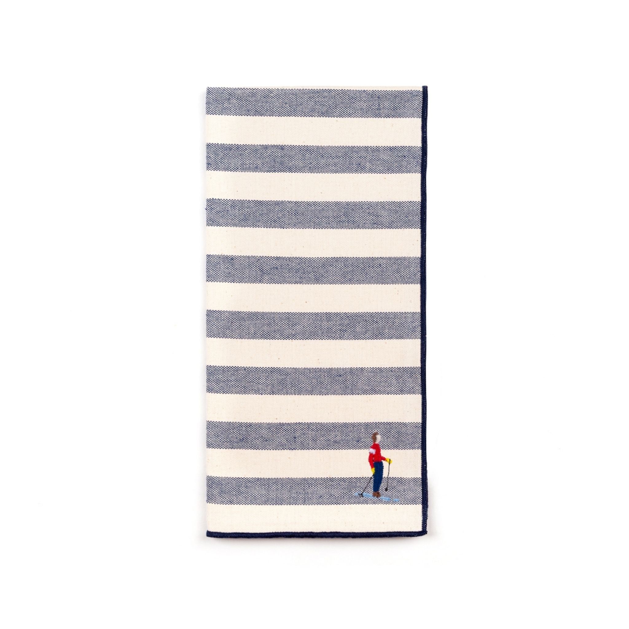 Barra napkin with retro sportsmen