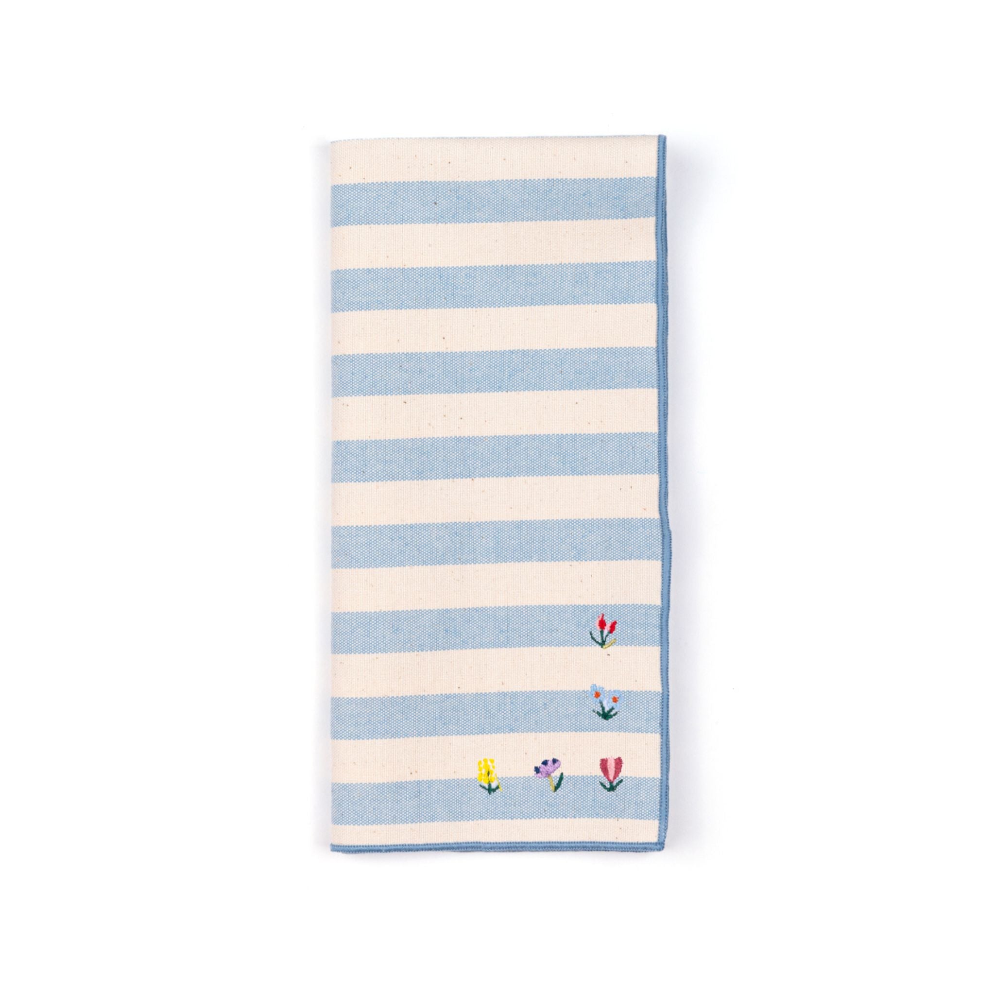Guardanapos Barra com bordado de flores