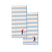 Barra napkin with retro sportsmen - Torres Novas