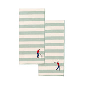 Barra napkin with retro sportsmen - Torres Novas