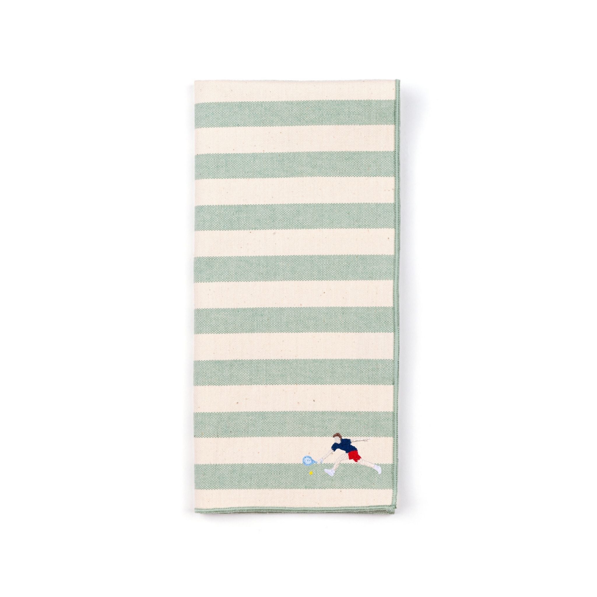 Barra napkin with retro sportsmen