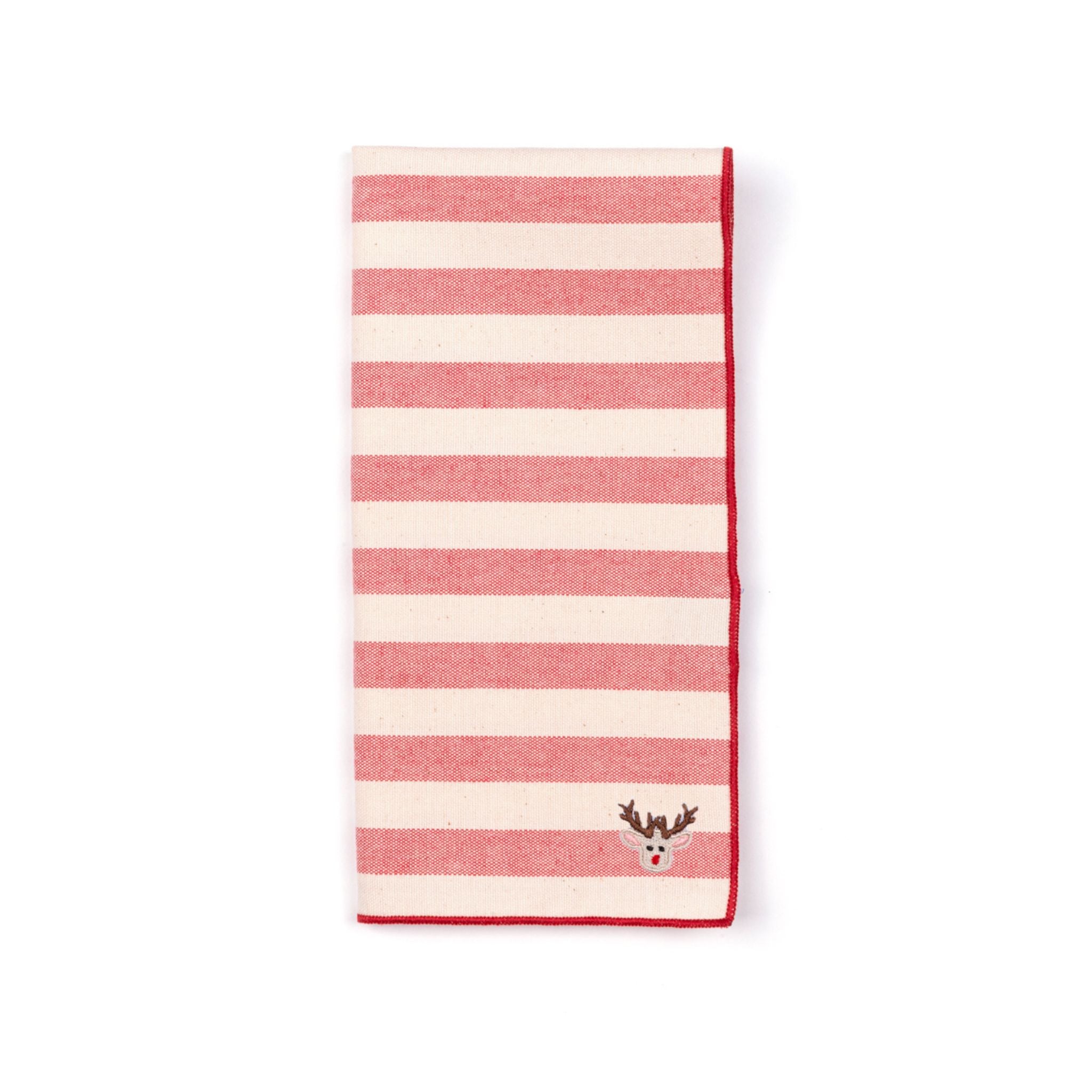 Guardanapo Barra com bordado de Natal pequenos