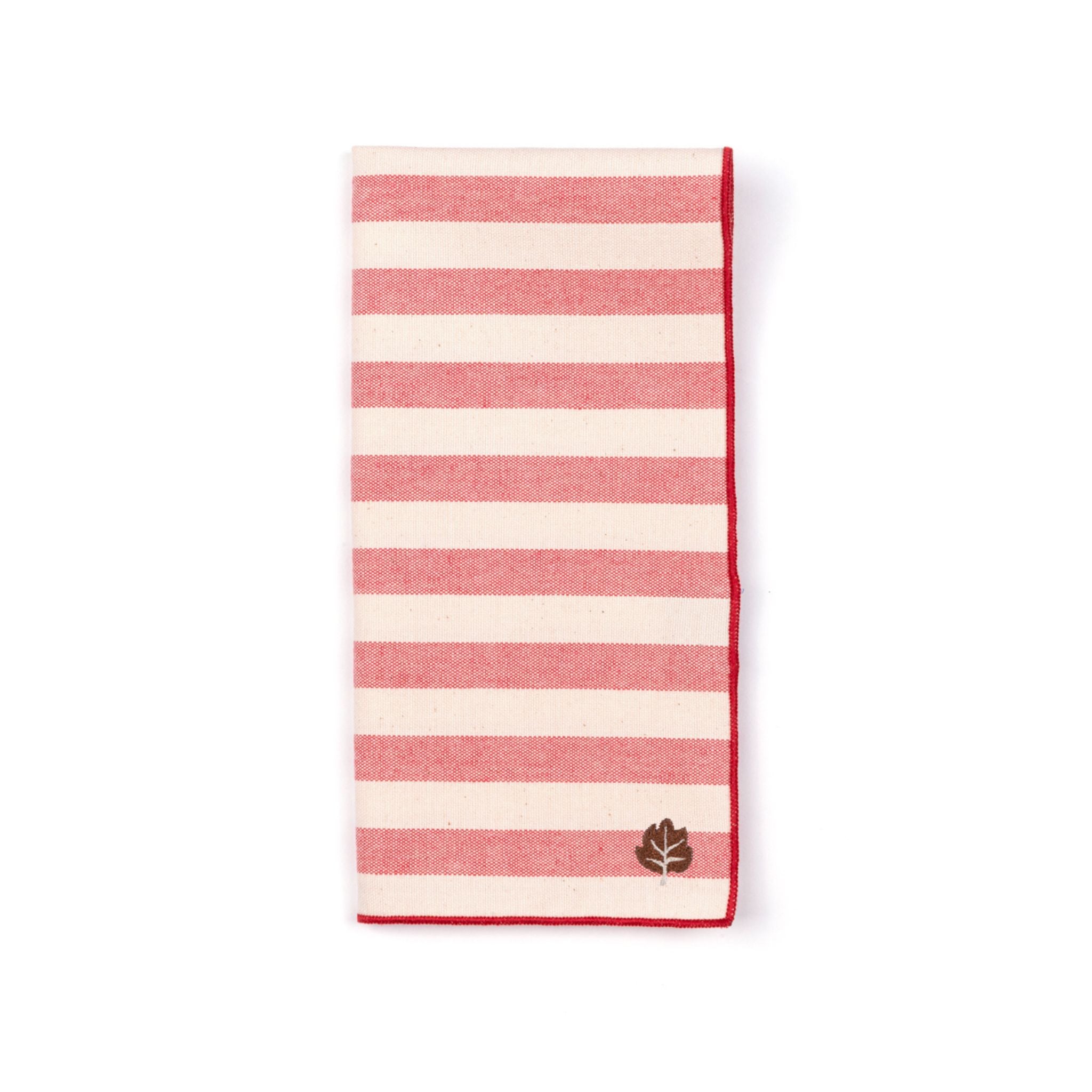 Servilletas bordadas de otoño Barra