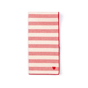 Guardanapos Barra com bordado de coração