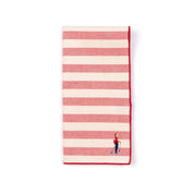 Barra napkin with retro sportsmen