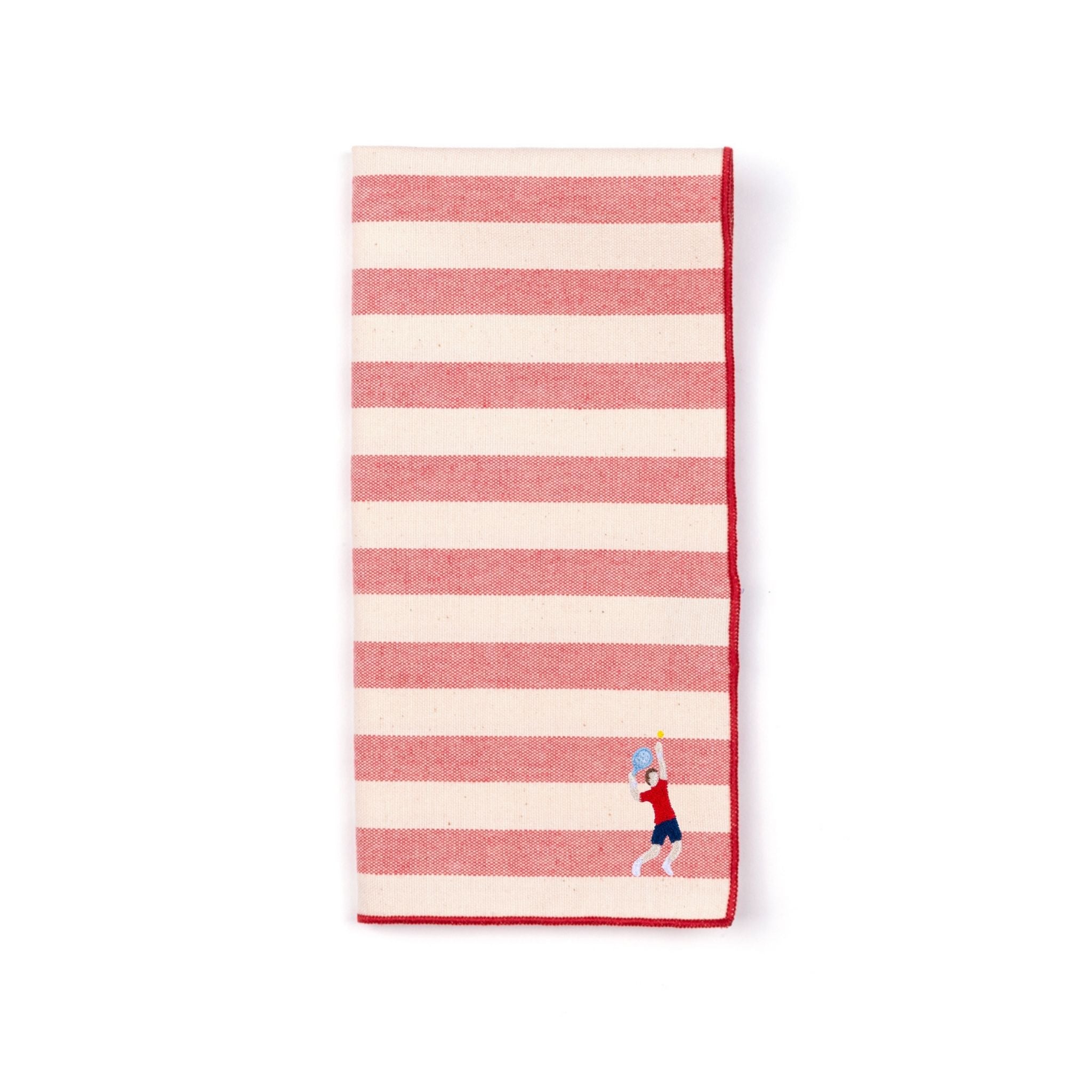 Barra napkin with retro sportsmen