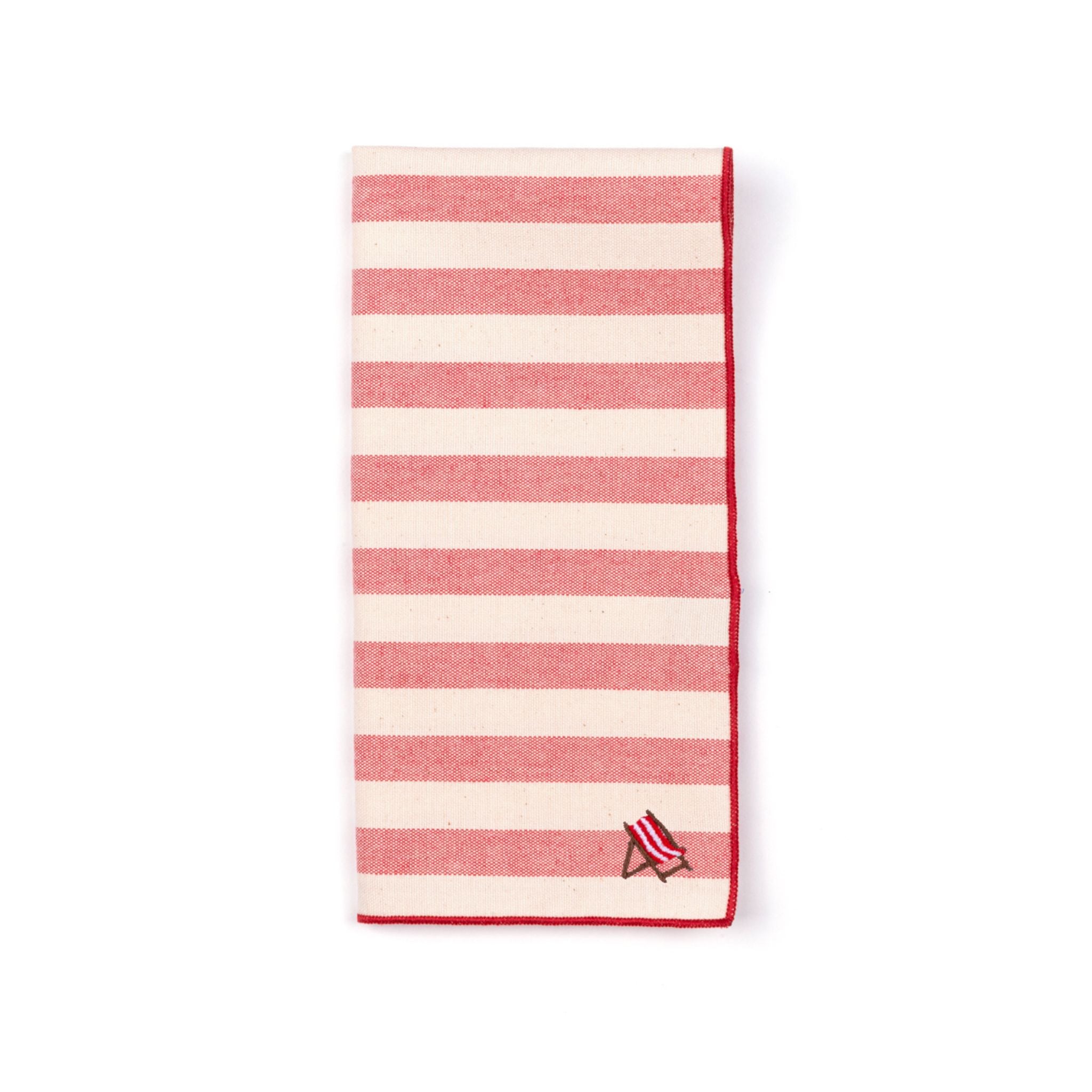 Guardanapo Barra com bordado de Verão