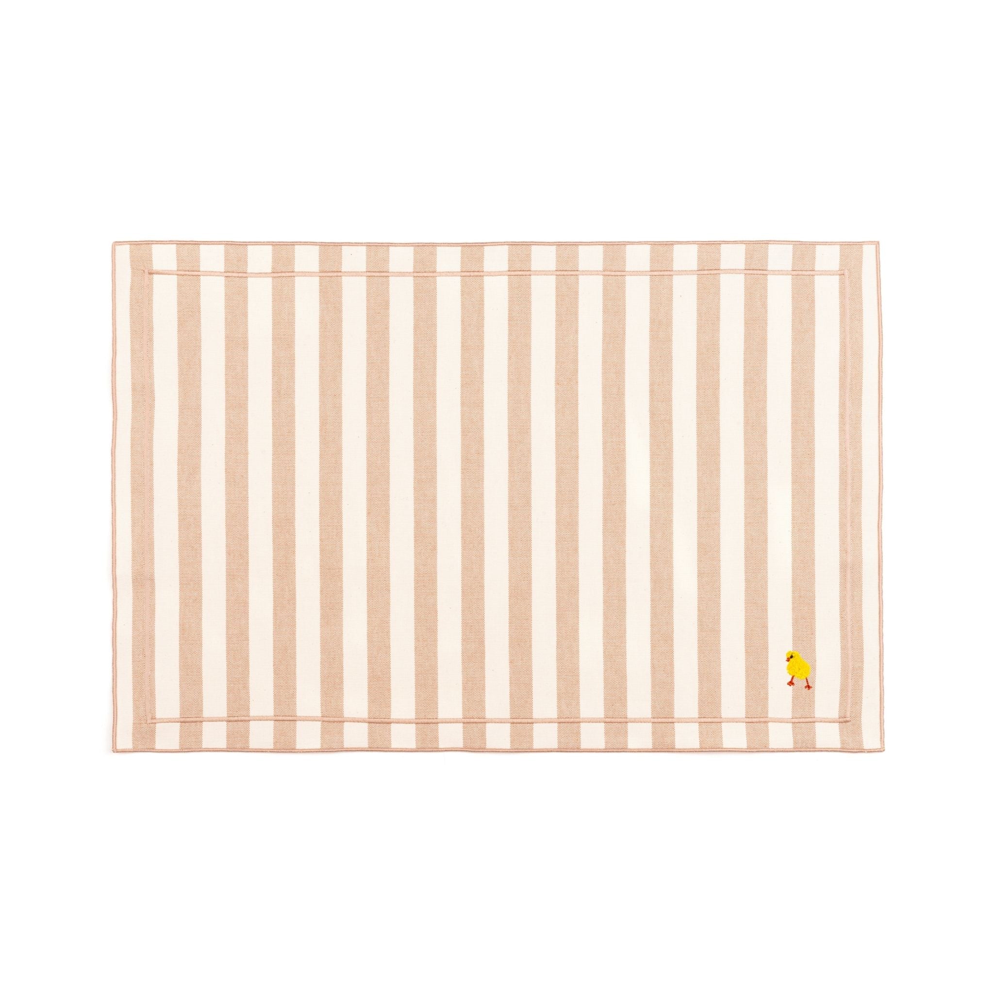 Barra cotton table linen with embroidered Easter motifs