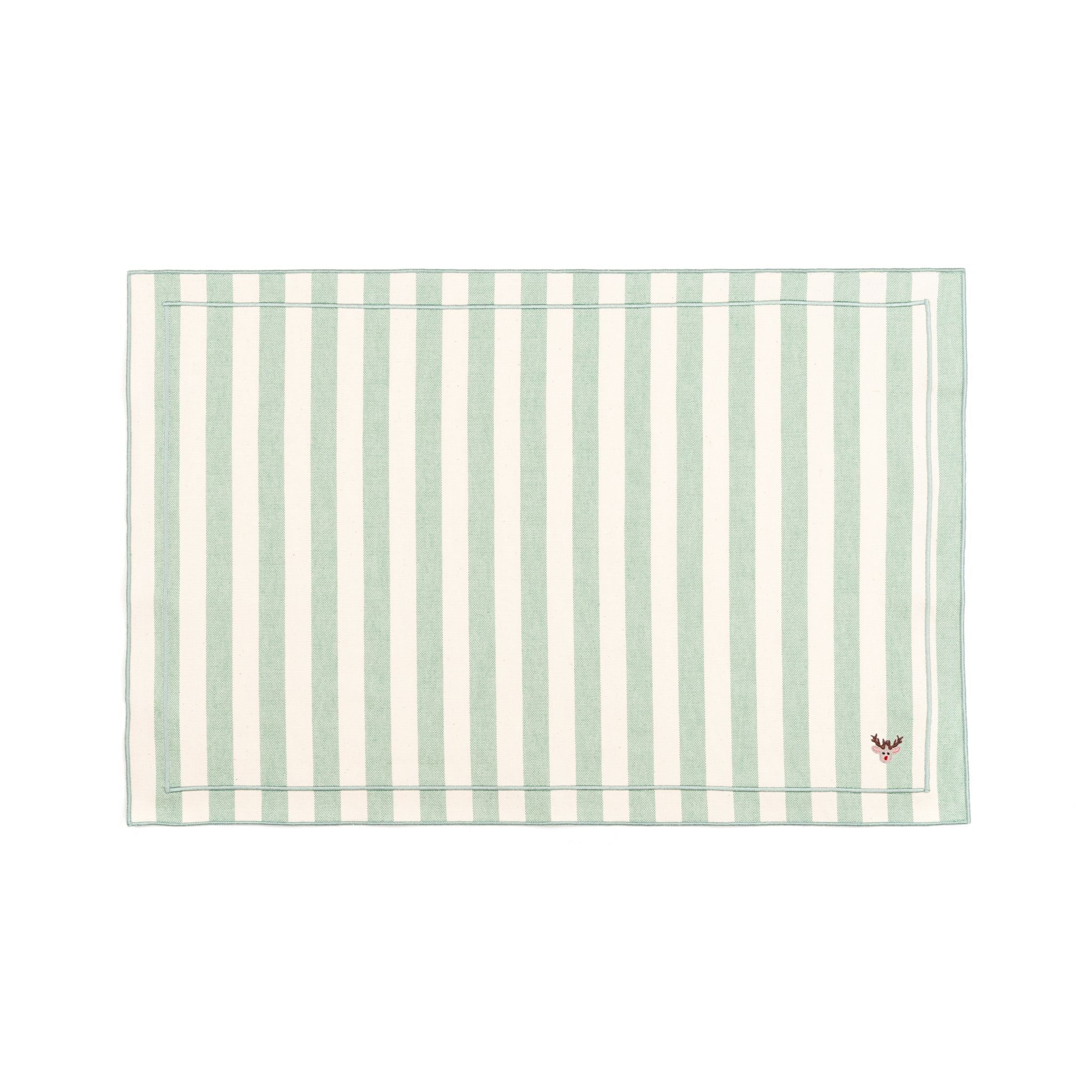 Barra cotton table linen with embroidered small Christmas motifs - Torres Novas