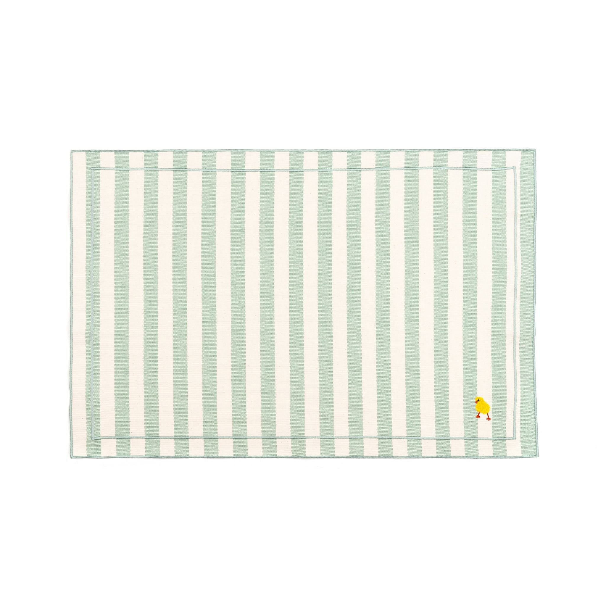 Barra cotton table linen with embroidered Easter motifs