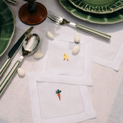 Servilletas Mafra con bordado de Pascua 