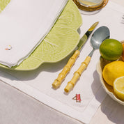 Mafra linen Napkins with summer embroidery
