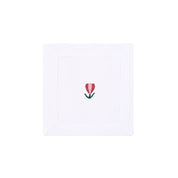 Mafra cotton napkins with flower embroidery