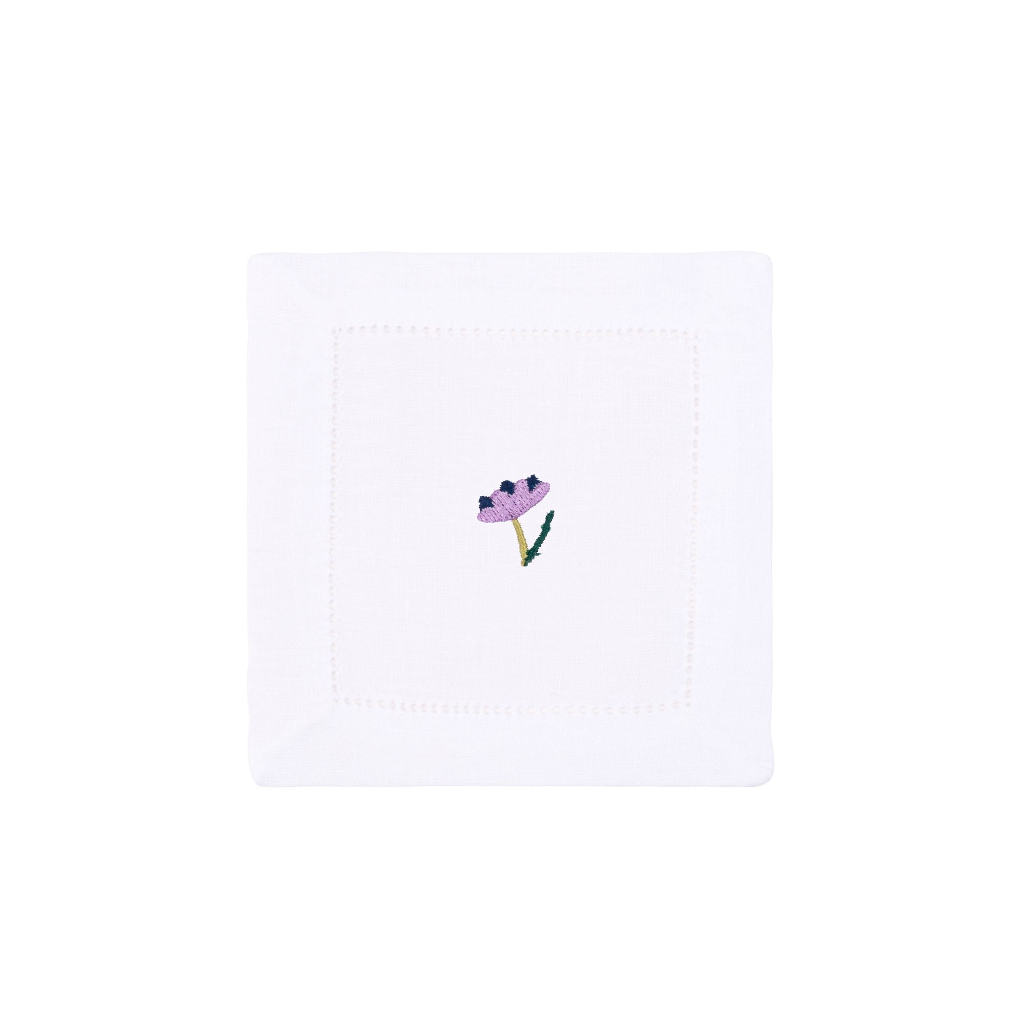 Mafra cotton napkins with flower embroidery