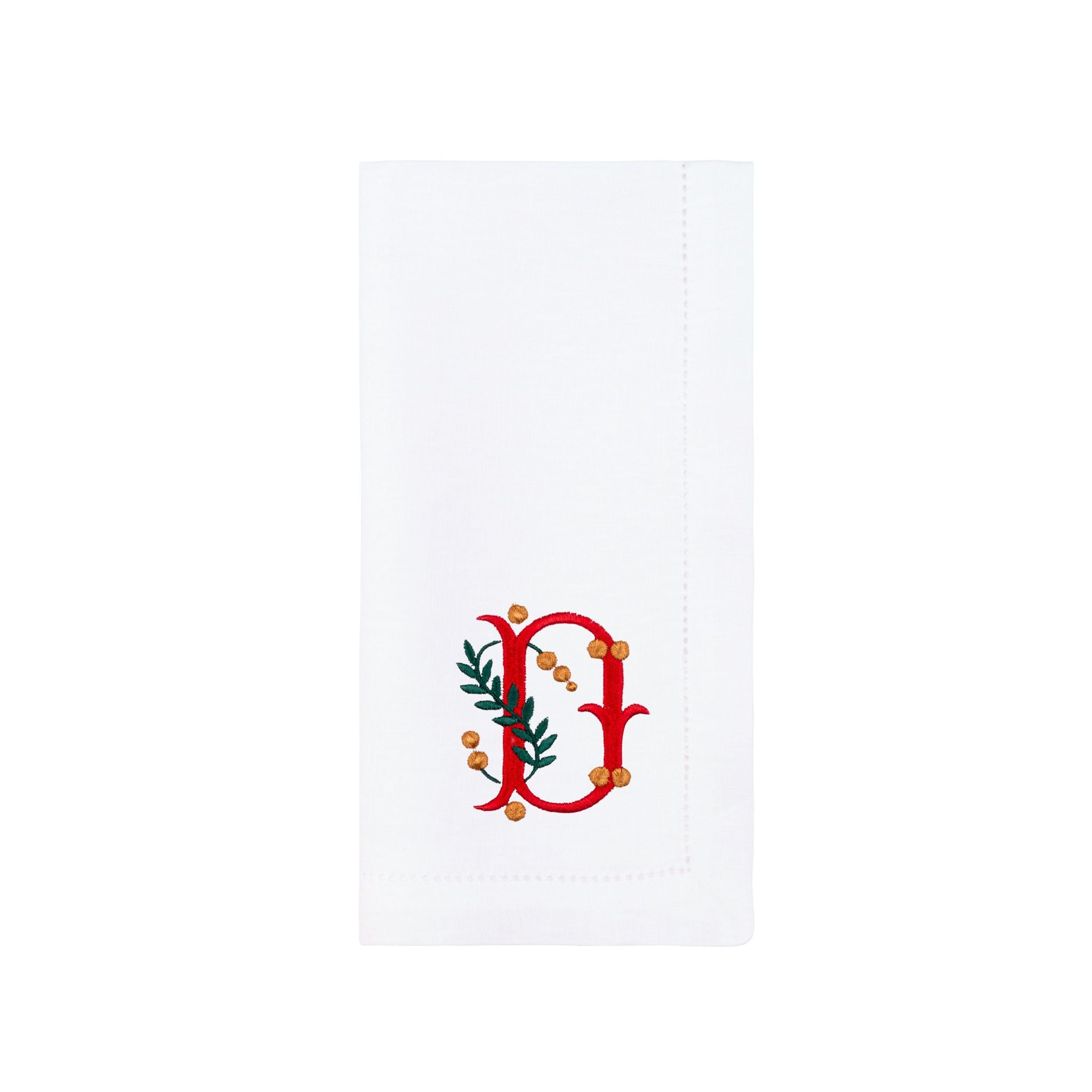 Mafra cotton letter embroidery napkins