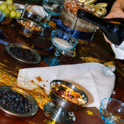 Mafra linho com bordados de estrelas