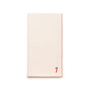 Guardanapos Nazaré cru com bordados de Natal pequenos