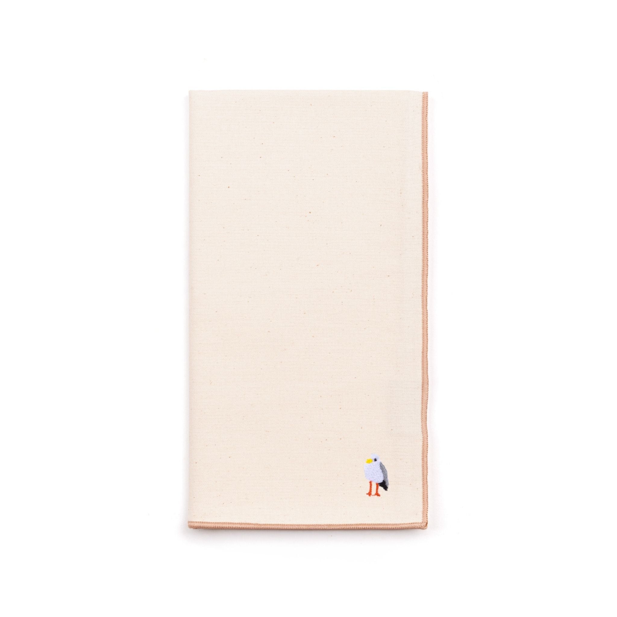 Guardanapos Nazaré em cru com bordado de verão