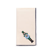 Guardanapos Nazaré cru com bordado de soldados