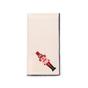 Guardanapos Nazaré cru com bordado de soldados