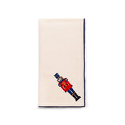 Guardanapos Nazaré cru com bordado de soldados