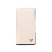 Guardanapos Nazaré cru com bordados de Natal pequenos