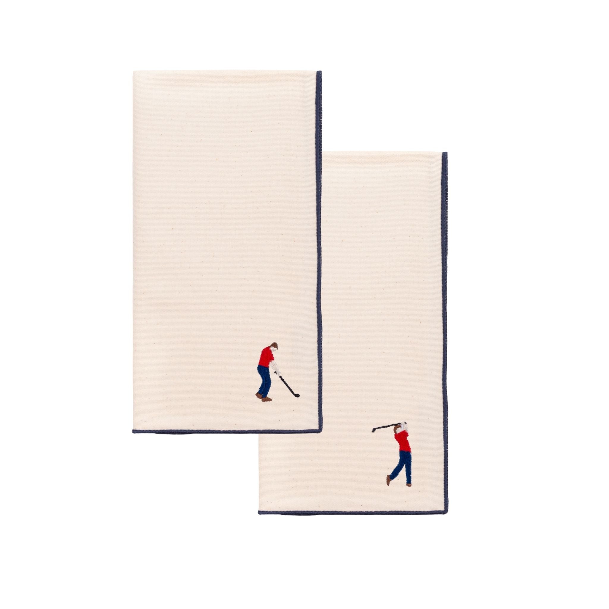 Ecru Nazaré napkins with retro embroidery - Torres Novas